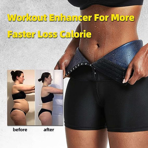 Pantalones Cortos de Sauna para Mujer L/XL